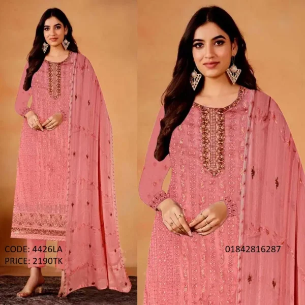 Georgette Embroidery Work Salwar Kameez