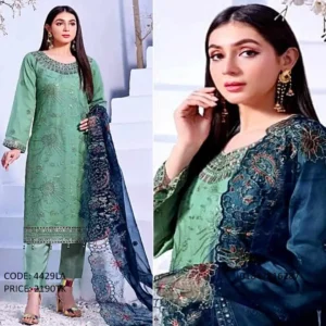 Designer Embroidery Work Salwar Kameez