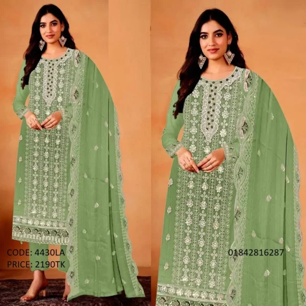 Designer Embroidery Work Salwar Kameez