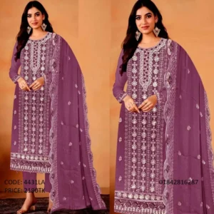 Georgette Embroidery Work Salwar Kameez