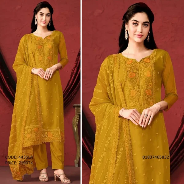 New Stylish Beautiful Embroidery Work Salwar Kameez