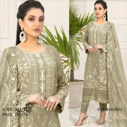 New Stylish Beautiful Embroidery Work Salwar Kameez