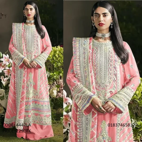 Georgette Embroidery Work Salwar Kameez