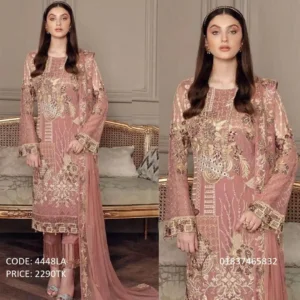 Stylish Beautiful Embroidery Work Salwar Kameez