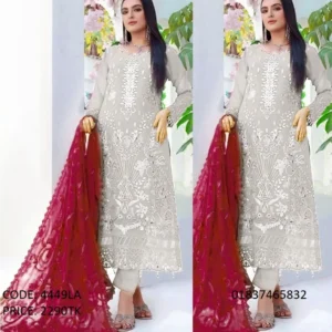 Georgette Embroidery Work Salwar Kameez