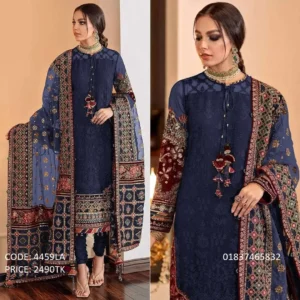 Designer Embroidery Work Salwar Kameez