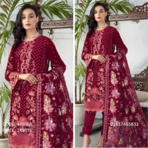 Latest Embroidery Work Salwar Kameez