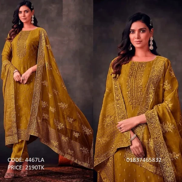 Designer Embroidery Work Salwar Kameez