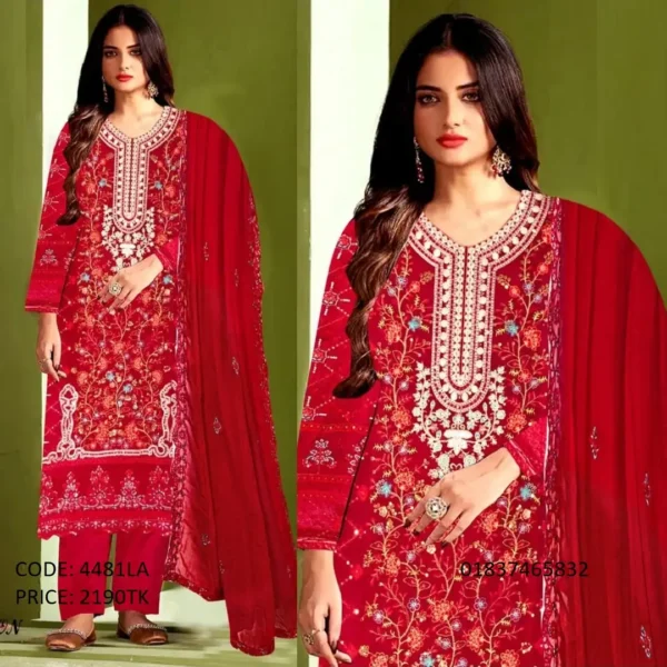 Designer Embroidery Work Salwar Kameez