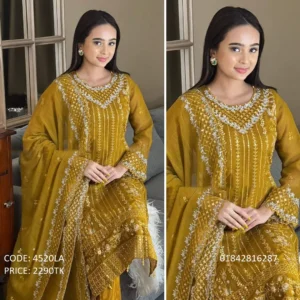 Designer Embroidery Work Salwar Kameez