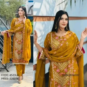 Designer Embroidery Work Salwar Kameez