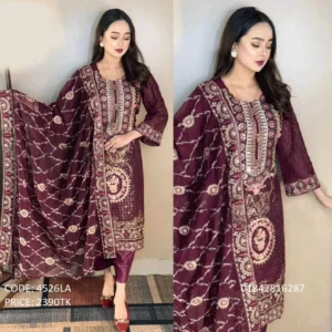 Gorgeous Party Wear Embroidery Work Salwar Kameez
