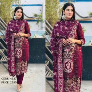 Gorgeous Party Wear Embroidery Work Salwar Kameez