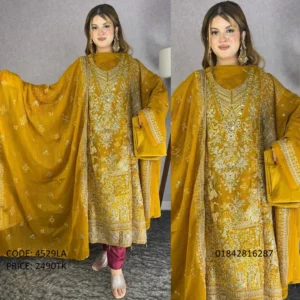 Gorgeous Party Wear Embroidery Work Salwar Kameez