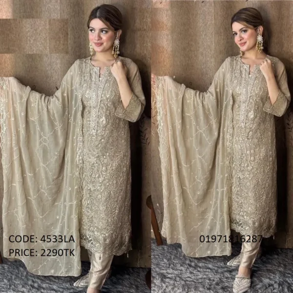 Luxury Festive Formal Embroidery Work Salwar Kameez