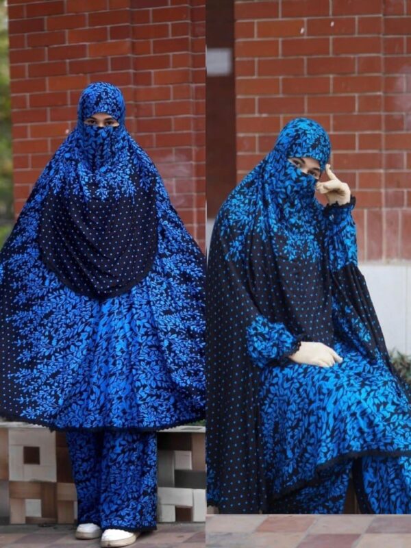 Printed Khimar Set